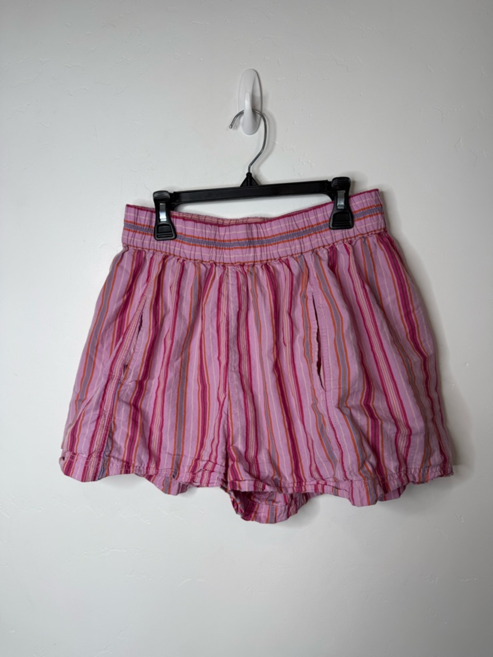 Free People Striped Pull On Shorts Womens Size Small